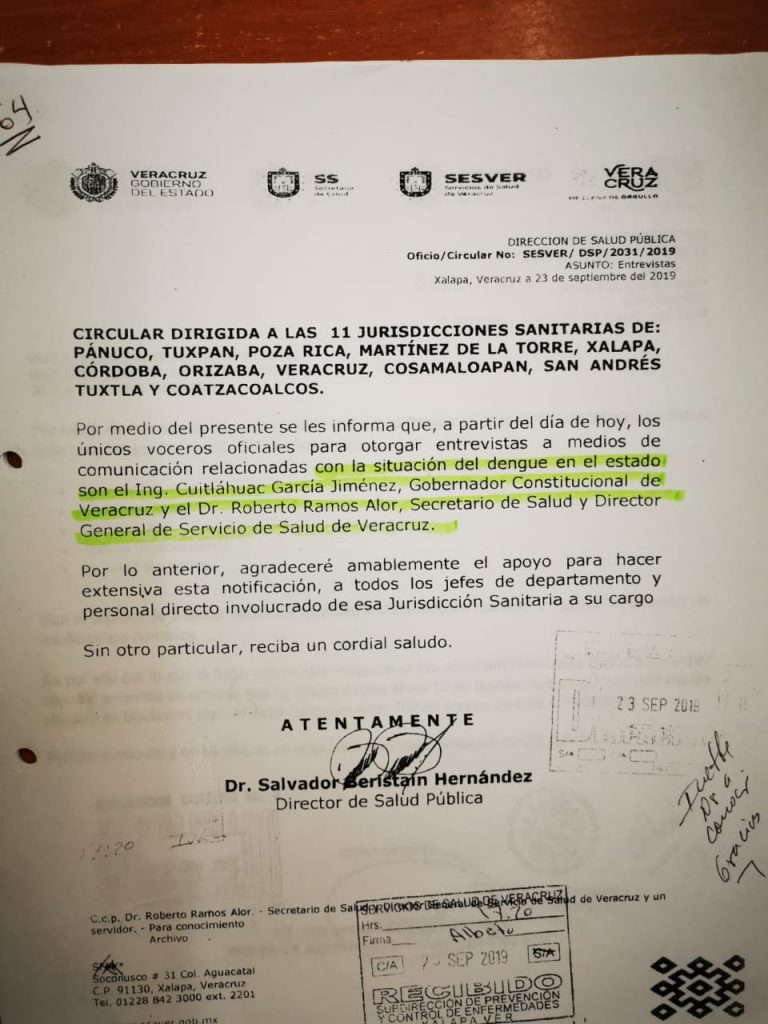 Gobierno pone “mordaza” a sus funcionarios para no hablar sobre dengue ...