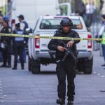 Balacera atrás de Palacio Nacional