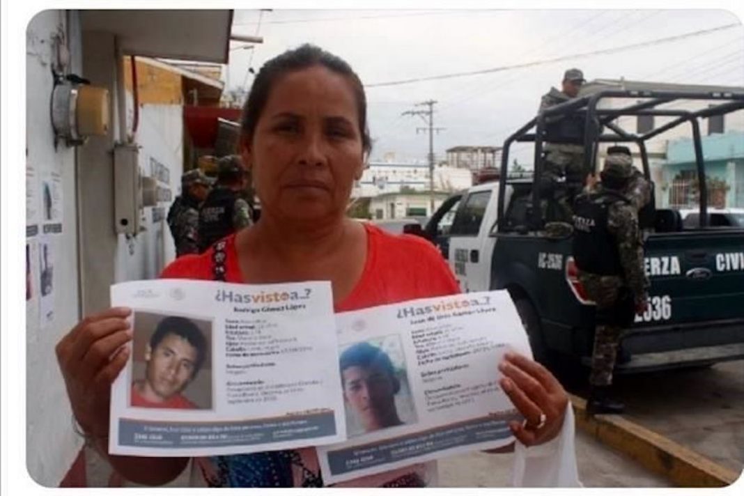 Elvira Gomez madre desaparecidos
