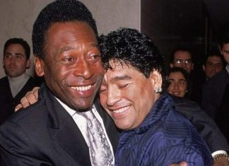 Maradona cumplió su sueño de conocer a Pelé hace 45 años