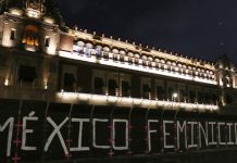 “México feminicida”: Blindan Palacio Nacional por el 8M