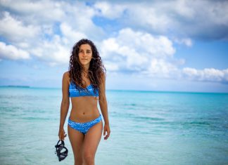 Camila Jaber, la reina de la apnea mexicana que combina arte con naturaleza y alerta sobre el Tren Maya