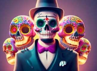 Ideogram AI: Presume tu nombre en 3D con forma de catrín o catrina