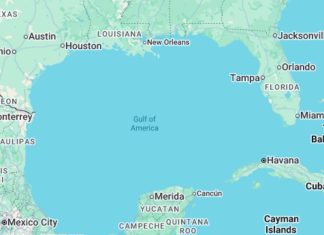 Google renombra el golfo de México como golfo de América