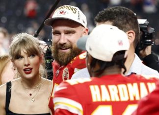 Travis Kelce quiebra silla de 10 mil dólares en la casa de Taylor Swift