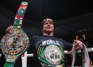 ‘Canelo’ Álvarez vence a William Scull en aburrida pelea