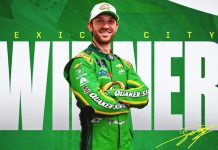 El piloto azteca Daniel Suárez gana la carrera de Nascar en México