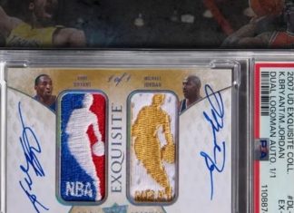 Tarjeta de Michael Jordan y Kobe Bryant con sus firmas se vendió en 12.9 mdd