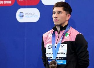 Randal Willars gana medalla de bronce en plataforma de 10 metros del Mundial de Singapur