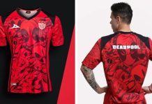 Necaxa lanza playera con la imagen del comic de ‘Deadpool’