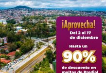 Últimos días para obtener hasta 90% de descuento en multas del Predial
