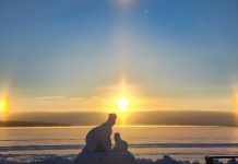 Captan fenómeno de “tres soles” en el cielo