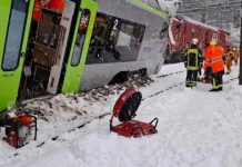 Se descarrila tren en Suiza tras una avalancha de nieve