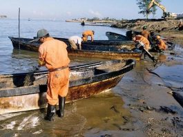 Derrame en Golfo acumula más de 825 toneladas de residuos