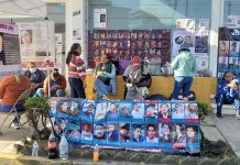 Nahle: diálogo sin fuerza ante plantón de colectivos de búsqueda de personas