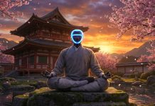 Presentan a monje robot con IA (VIDEO)