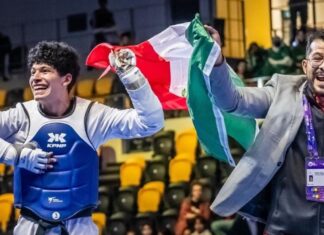 Guillermo Cortés se corona como tricampeón mundial juvenil de taekwondo