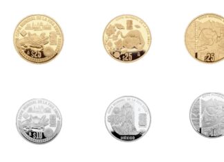 Banxico lanza 12 monedas sobre el Mundial 2026