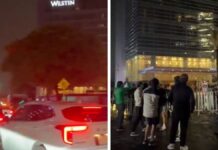 Aficionados de México hacen ruido frente al hotel de Ecuador