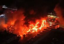 Incendio en bodega de PepsiCo en Matamoros