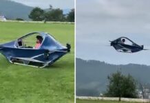 Sin pista ni gasolina: Este es el nuevo auto volador monoplaza (VIDEO)