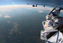 Salto a más de 11 mil metros de altura rompe récord mundial (VIDEO)