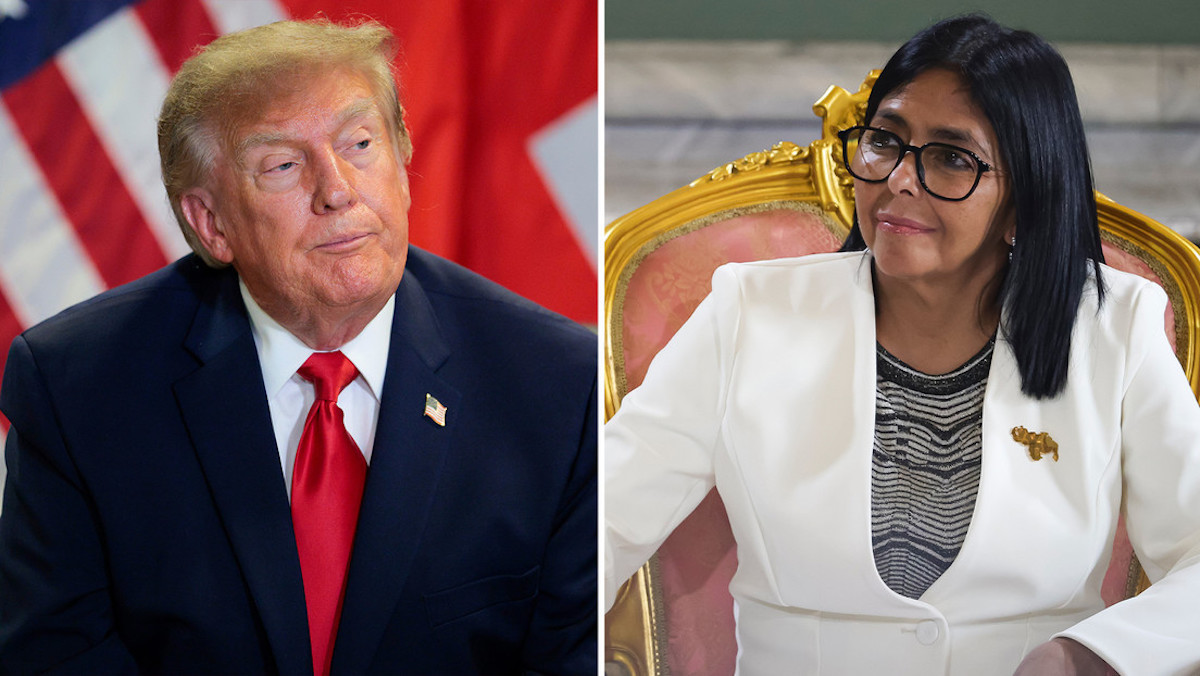 Trump Delcy Rodríguez