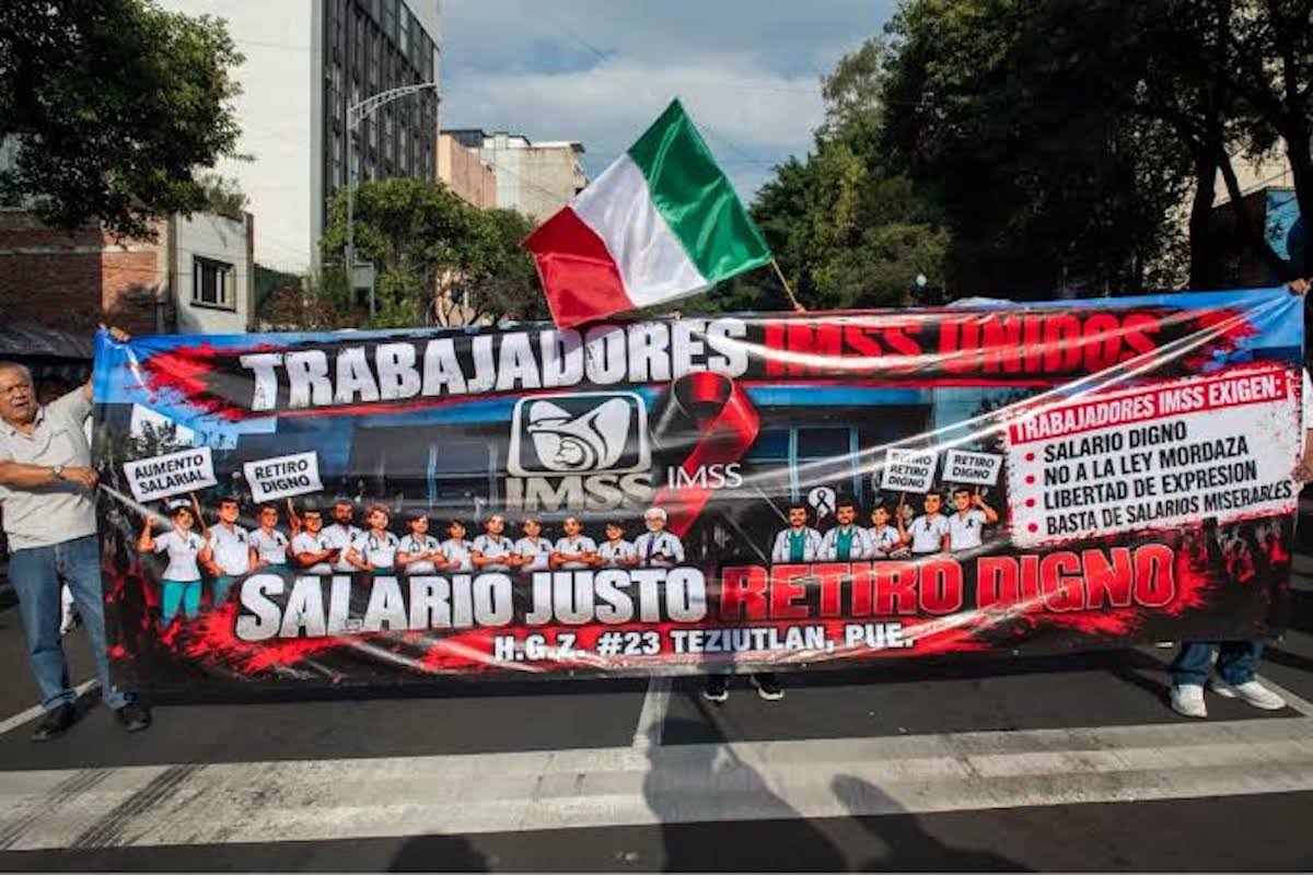 IMSS Protesta